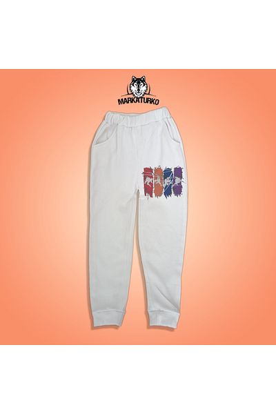 MarkaTurko Ninja printed unisex Προσαρμοσμένο Σχέδιο Βαμβακερή παιδική φόρμα 2605-B74