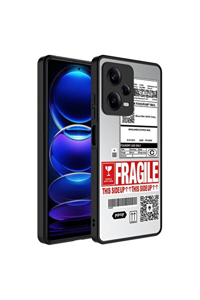 zore Xiaomi Redmi Note 12 Pro 5G Kılıf Aynalı Desenli Kamera Korumalı Parlak ...