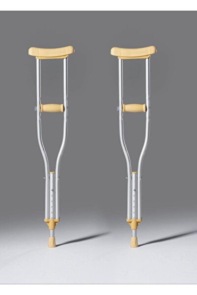 MEDİKALCİM Çocuk Koltuk Altı Değneği (5ÇİFT) 10Adet SMALL Alüminyum Pimli Boy...