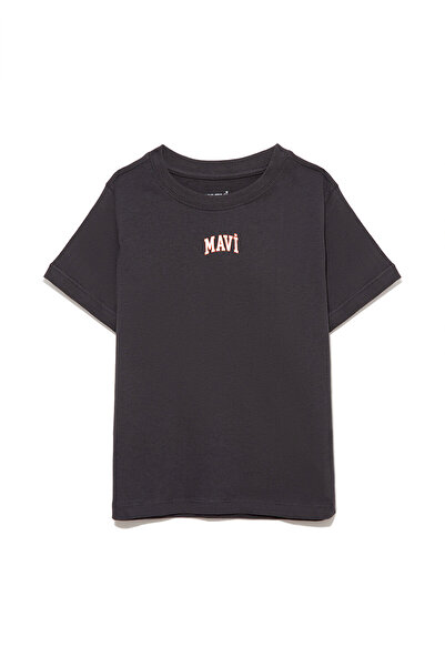 Mavi Istanbul Printed Grey T-shirt Regular Fit / Normal Cut 7610122-70087