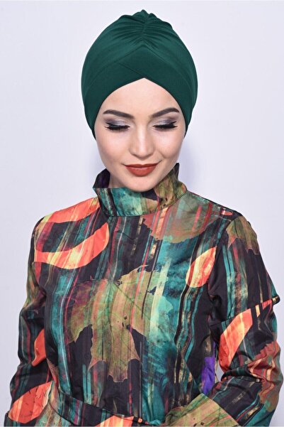 Luna Nueva قبعة بحرية لحمام السباحة (استخدام الفصول الأربعة) باللون الأخضر