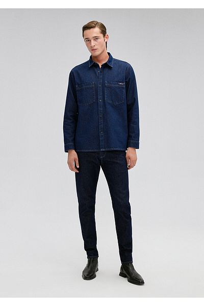 Mavi AMSTERDAM Rinse Denim Shirt Oversize / Wide Cut 0210936-86736
