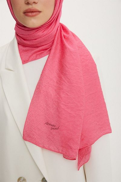 Armine Trend Star Shawl 3 Textured - Ats3str-565 - Pink
