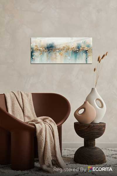 Decorita Cam Tablo | Romantik Seri | Yansıyan Göl | 60cm x 20cm
