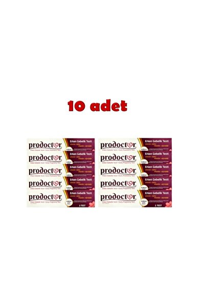 Prodoctor Erken Gebelik Testi %99.8 Kesin Sonuç X 10 Adet
