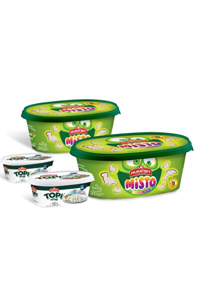 Muratbey Misto ( 2 X 200 Gr ) + Topi ( 2 X 200 Gr ) = 800 Gr