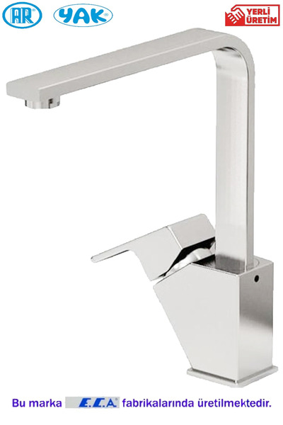 Eca Ar Lunetta Mutfak Eviye Bataryası Köşeli Borulu 102118117