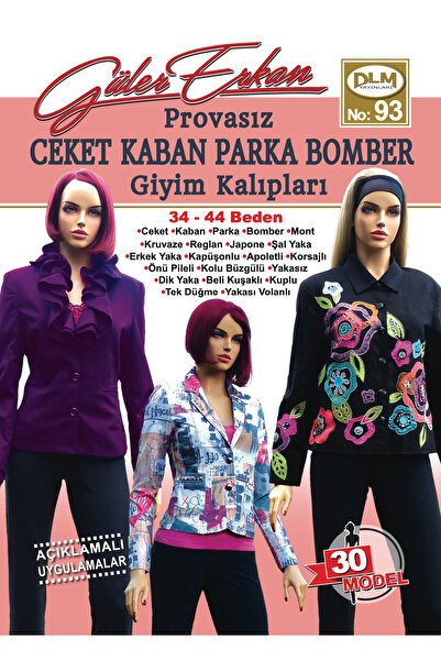 Genel Markalar Provasız Ceket Kaban Parka Bomber Giyim Kalıpları