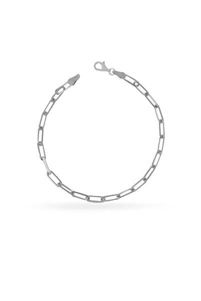 Silveranka 925 Ayar Gümüş Ataç Zincir Bileklik