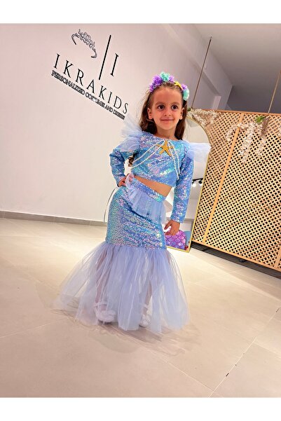 İkrabutikbursa Στολή Γοργόνας, Φόρεμα Γοργόνας για κορίτσια