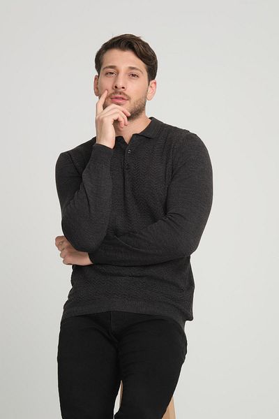 ALEXANDERGARDI POLO NECK Knitwear SWEATER (AG5033)