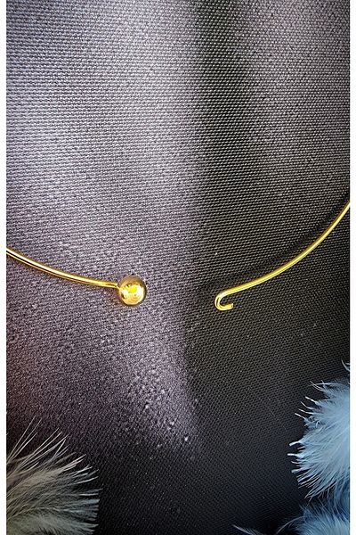 WONDER TOUCH Women's Design Choker Collar Necklace, Heeled Wire Collar Choker, Men'S, Women's Accessory