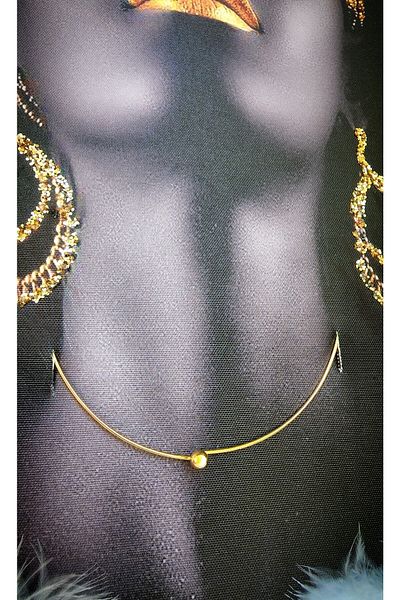 WONDER TOUCH Women's Design Choker Collar Necklace, Heeled Wire Collar Choker, Men'S, Women's Accessory