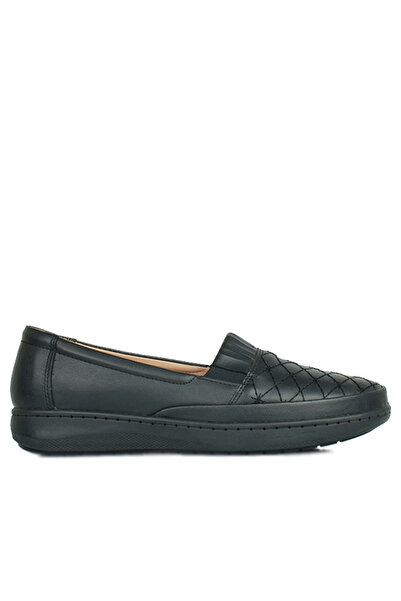 Fitbas Γυναικεία μαύρα καθημερινά παπούτσια μεγάλου μεγέθους