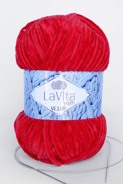 LaVita Yarn Velur Baby Velvet Χειροποίητο Πλεκτό Νήμα Taka (2313-NAR)