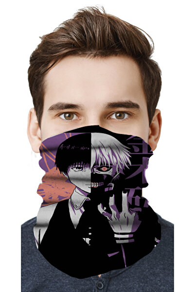 TEEMOOD PIRATE PARROT TOKYO GHOUL ANIME MANGA Mască de față pentru ciclism cu...