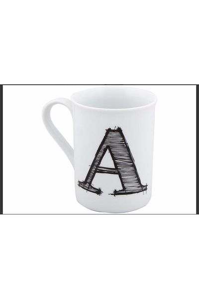 Porland 285cc Letter (A) Mug