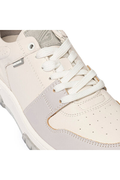Greyder Kadın Beyaz Mor Hakiki Deri Sneaker Ayakkabı 3k2sa33021