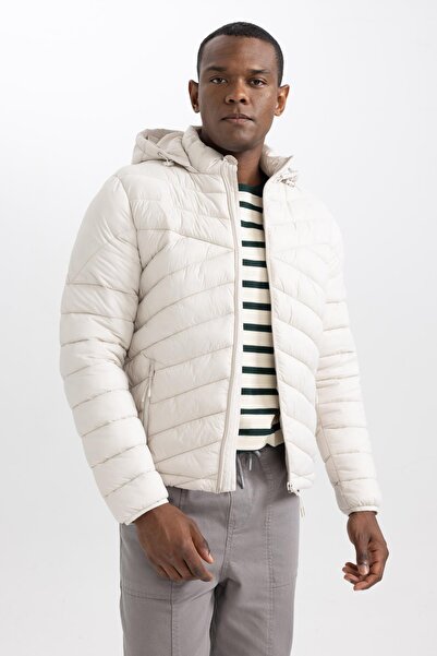DeFacto Fit Water Repellent Slim Fit Hooded Puffer Coat A3034ax23au