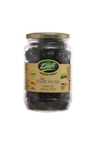 Yağlı Siyah Zeytin 450 Gr Cam 291/320 (s) X 12 Adet