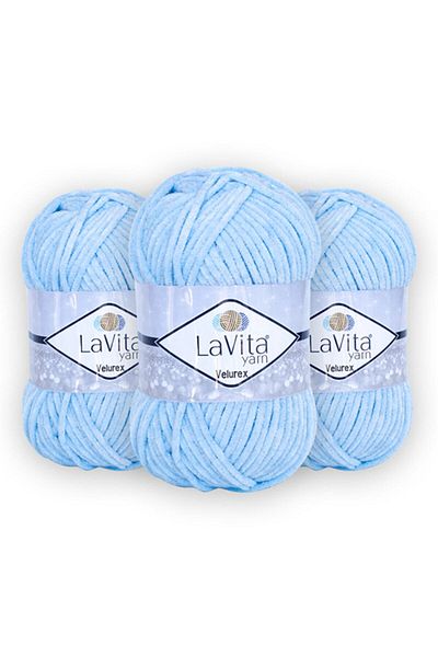 Lavita Yarn Velurex Baby 3 Pack Amigurumi Πλεκτό Χέρι Σκέλος Taka Yarn (5010)