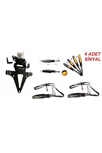 MOTOSVN CF moto Nk250 Plakalık Katlanır Kayar Ön-Arka Sinyalli Takım