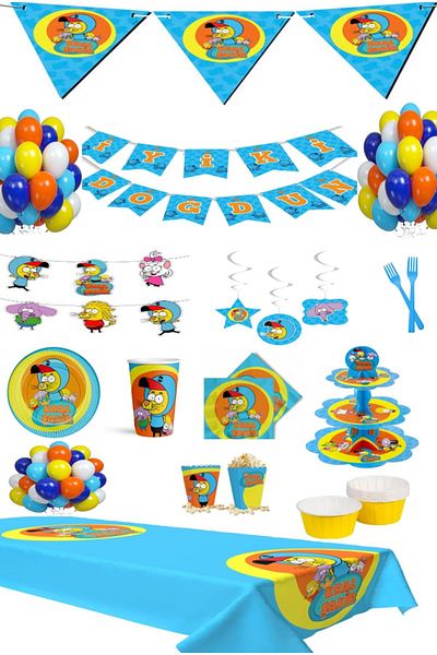 Kikajoy Kral Şakir 8 Person Party Set Full Set