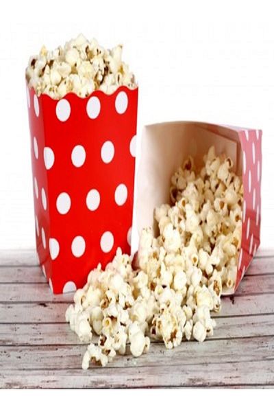 Kazanabil 10-Piece Polka Dot Small CORN BOX RED