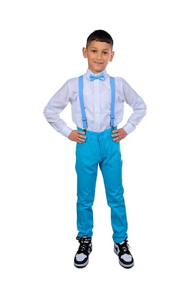 Çello mello SET 3 BUC. Cămașă, pantaloni, bretele, papion