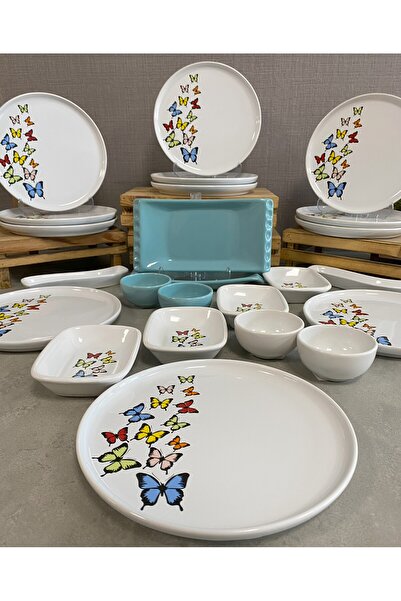 Keramika Team Breakfast Nordic Dance Of Butterfly Turquoise