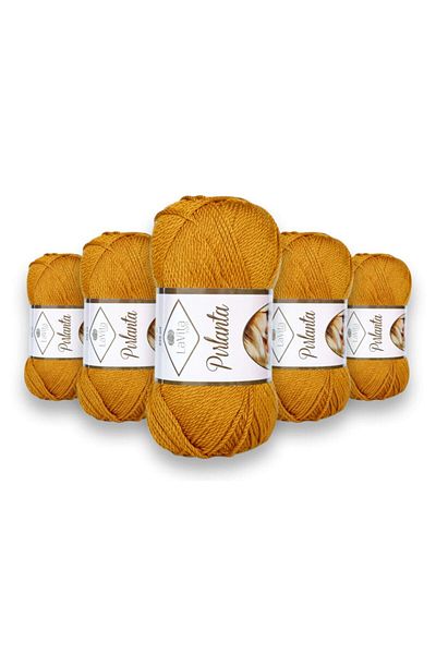 LaVita Yarn Περισσότερο από 5 Πηγή Πάρτι Amigurumi Χειροποίητο Νήμα Taka Yarn (μουστάρδα-9537)