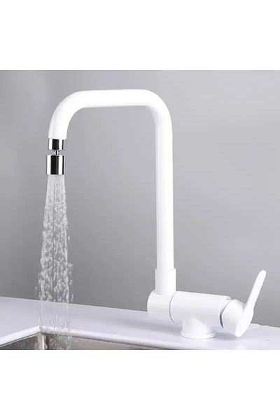 OEM Kitchen Window Folding Sink Faucet Matte White Imported New
