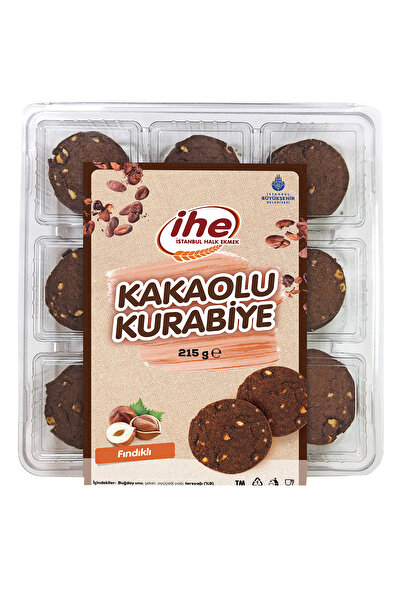 İhe Kakaolu Fındıklı Kurabiye 215 gr