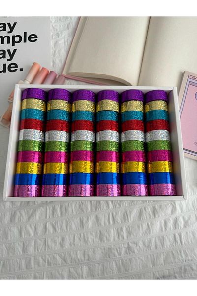 Planet Butik Hologram Colored Tape 10pcs