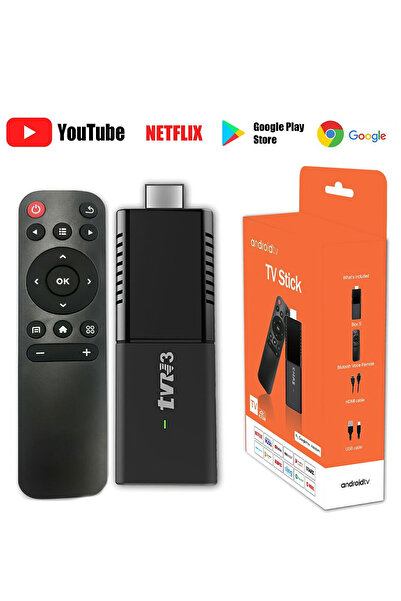 TECHNOMEN Ultra HD Android Tv Box 4K Stick Medya Oynatıcı Smart Tv Wifi