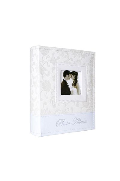 Nobbystar 200Pcs 10X15Cm. White Leather - Family Photo Album