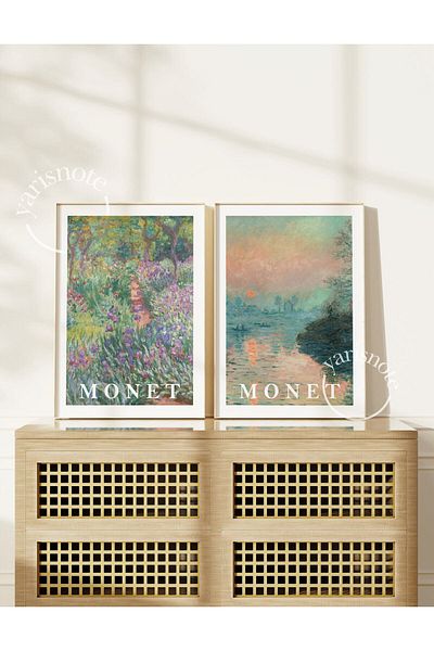 Yaris Note Claude Monet Σετ 2 - Αφίσα χωρίς πλαίσιο