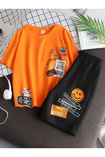 Machetta Izazov Štampano Dječji set - Pamuk kratke hlače i T-shirt set