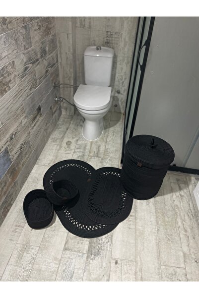 ERSU AHAT HOME DESİGN EA Banyo Takımı ,Banyo Seti ,Kirli Sepeti ,Paspas Takım...