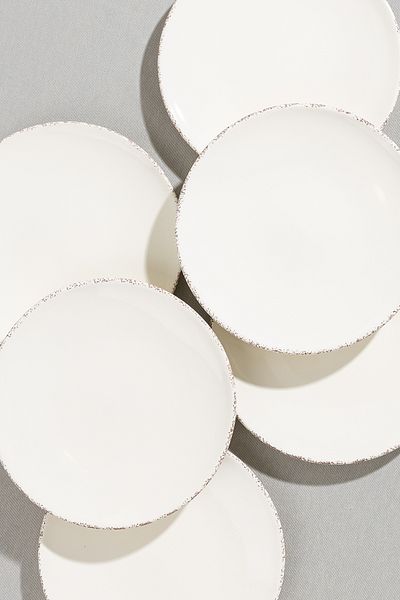 ŞURA MUTFAK Antiquing Cream Cake Plate Set