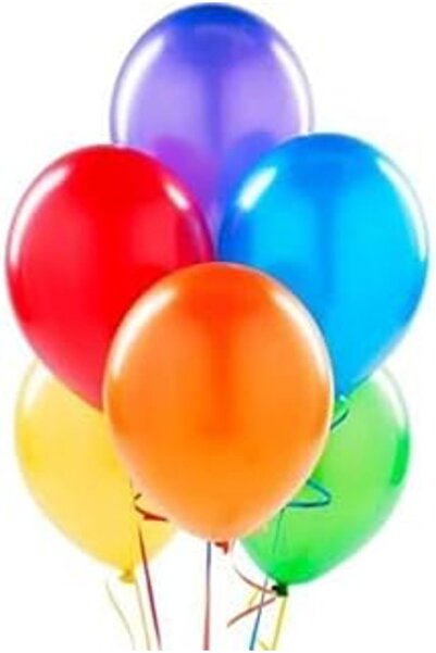 TATLI GÜNLER KARIŞIK RENK 20 ADET METALİK BALON BÜYÜK BOY 30 CM