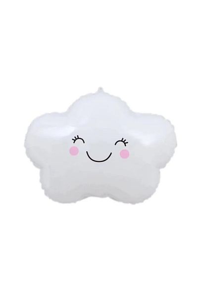 Çemrek Süs Parti White Smiling Cloud Foil Balloon