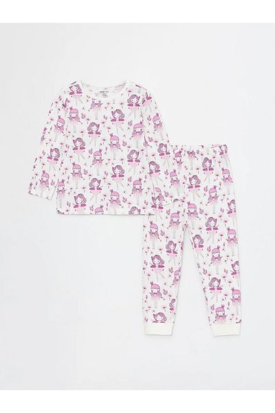 LC Waikiki Long Sleeve Pajama Set for Baby Girl