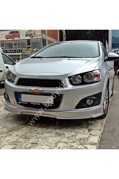 OTOSPORT Chevrolet Aveo Sedan Ön Tampon Eki Fiberglass Boyasız