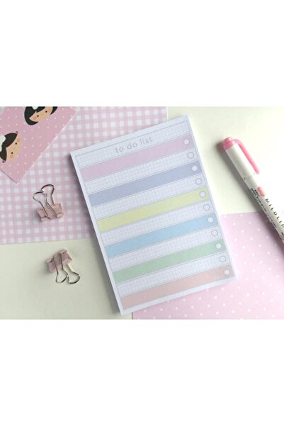 Efsu A6 To Do List Memopad Defter
