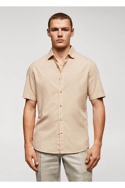 MANGO Man Tricou ușor din bumbac