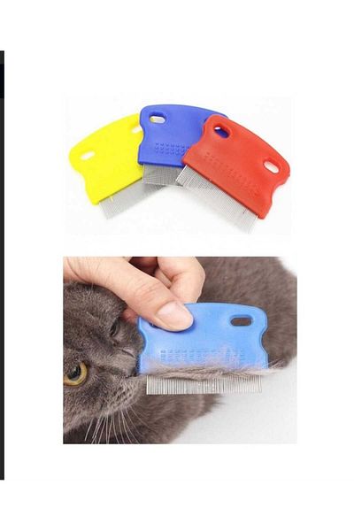Dalian Home Cat Dog Pet Lice Flea Comb Iron Needle Toothed Comb