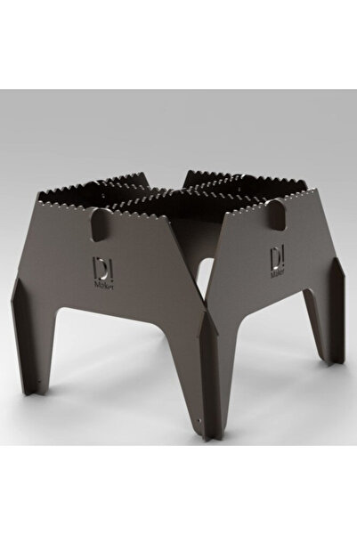 ARVALLI Dörtlü Sac Ayağı Portatif Ateş Demiri Kamp ve Piknikcilere özel