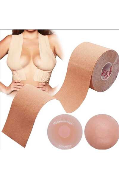 Dalian Home 5 Metre Push Up Göğüs Meme Dikleştirici Bant Ve 1 çift Göğüs Ucu ...