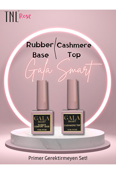 gala smart TNL ROSE GALA SMART Rubber Base 10 ml - Cashmere Mat Top Coat 10 M...